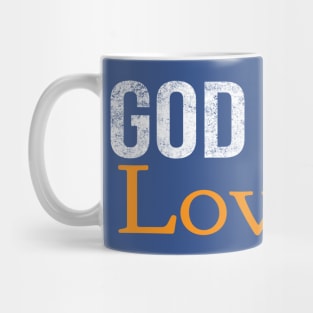 God Is Love Cool Motivational Christian Mug